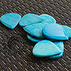 Jazzy Tones Max Turquoise Bone Guitar Plectrums