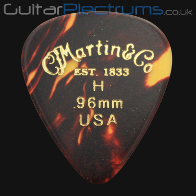 C F Martin Number 1 Heavy 0.96mm Guitar Plectrums - Click Image to Close