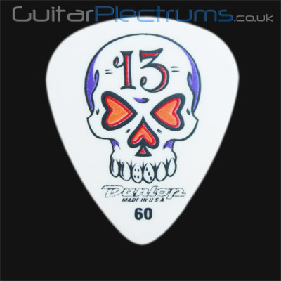Dunlop Blackline Original Skull 0.60mm Guitar Plectrums - Click Image to Close