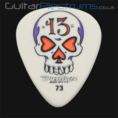 Dunlop Blackline Original Skull 0.73mm Guitar Plectrums - Click Image to Close