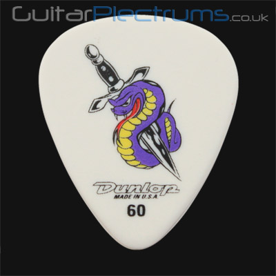Dunlop Blackline Original Snake 0.60mm Guitar Plectrums - Click Image to Close