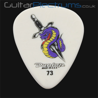 Dunlop Blackline Original Snake 0.73mm Guitar Plectrums - Click Image to Close