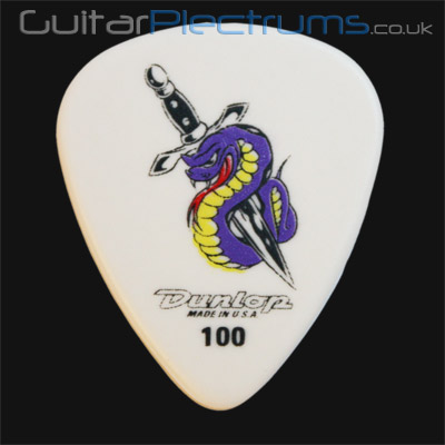 Dunlop Blackline Original Snake 1.00mm Guitar Plectrums - Click Image to Close