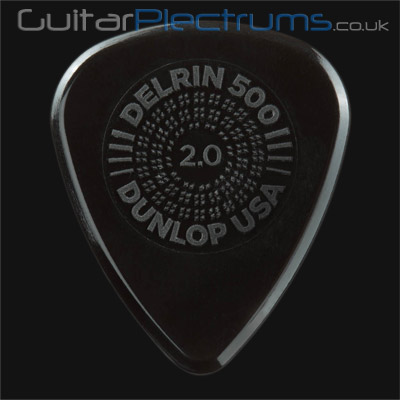 Dunlop Delrin 500 Prime Grip 2.00mm Guitar Plectrums - Click Image to Close
