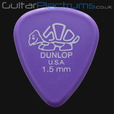Dunlop Delrin 500 Standard 1.5mm Lavender Guitar Plectrums - Click Image to Close