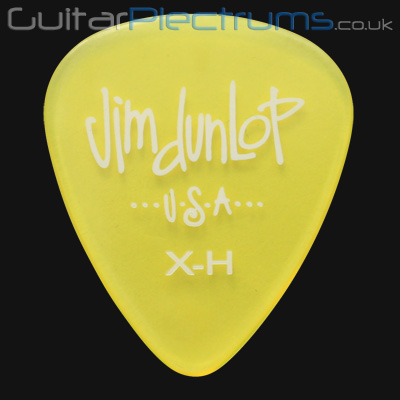 Dunlop Gel Standard Extra Heavy Yellow Guitar Plectrums - Click Image to Close