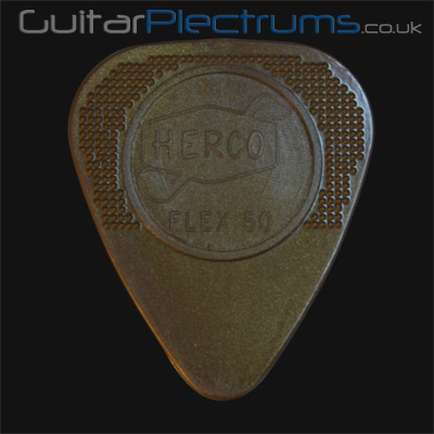 Dunlop Herco Gold Flex 50 Guitar Plectrums - Click Image to Close