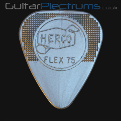 Dunlop Herco Silver Flex 75 Guitar Plectrums - Click Image to Close
