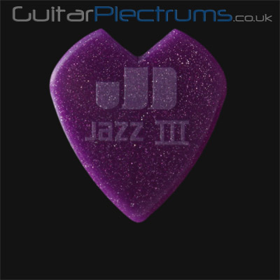 Dunlop Kirk Hammett Purple Jazz III Guitar Plectrums - Click Image to Close
