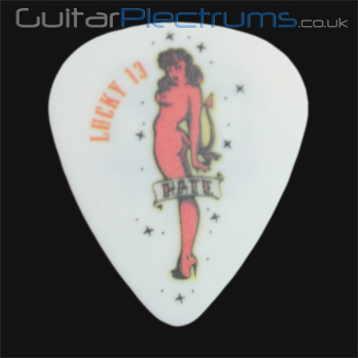 Dunlop Lucky 13 Hate Girl 1.00mm Guitar Plectrums - Click Image to Close