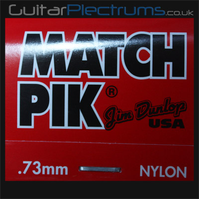 Dunlop Match Pik 0.73mm Guitar Plectrums - Click Image to Close