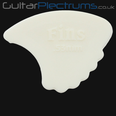Dunlop Nylon Fins 0.53mm Cream Guitar Plectrums - Click Image to Close