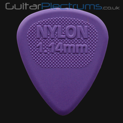 Dunlop Nylon Midi 1.14mm Purple Guitar Plectrums - Click Image to Close