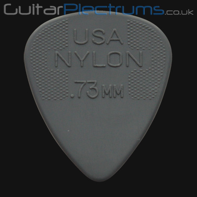 Dunlop Nylon Standard 0.73mm Grey Guitar Plectrums - Click Image to Close