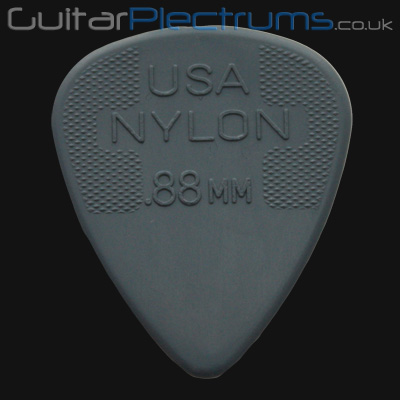 Dunlop Nylon Standard 0.88mm Dark Grey Guitar Plectrums - Click Image to Close
