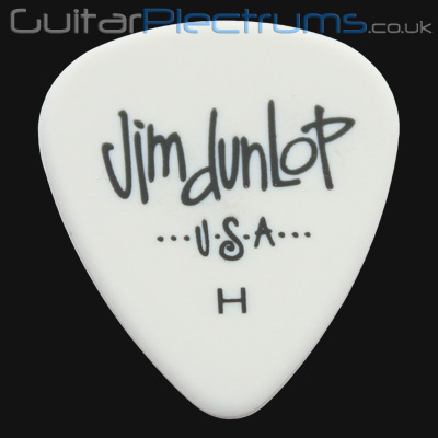 Dunlop Polys Heavy White Guitar Plectrums - Click Image to Close