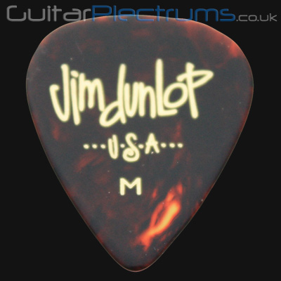 Dunlop Celluloid Classics Standard Shell Medium Guitar Plectrums - Click Image to Close