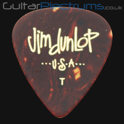 Dunlop Celluloid Classics Standard Shell Thin Guitar Plectrums - Click Image to Close
