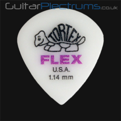 Dunlop Tortex Flex Jazz III 1.14mm Purple Guitar Plectrums - Click Image to Close