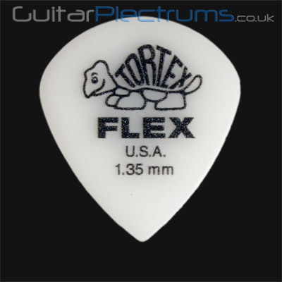 Dunlop Tortex Flex Jazz III 1.35mm Black Guitar Plectrums - Click Image to Close