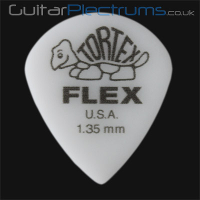 Dunlop Tortex Flex Jazz III XL 1.35mm Black Guitar Plectrums - Click Image to Close