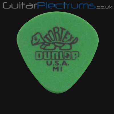 Dunlop Tortex Jazz Round Tip Medium Green Guitar Plectrums - Click Image to Close