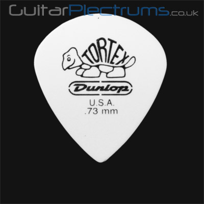 Dunlop Tortex Jazz III White 0.73mm Guitar Plectrums - Click Image to Close