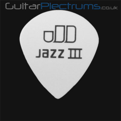 Dunlop Tortex Jazz III White 0.88mm Guitar Plectrums - Click Image to Close