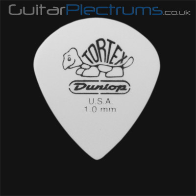 Dunlop Tortex Jazz III White 1.00mm Guitar Plectrums - Click Image to Close