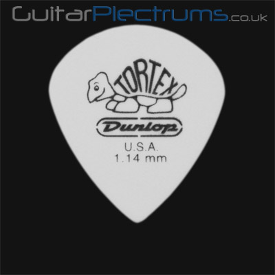 Dunlop Tortex Jazz III White 1.14mm Guitar Plectrums - Click Image to Close