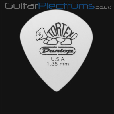 Dunlop Tortex Jazz III White 1.35mm Guitar Plectrums - Click Image to Close
