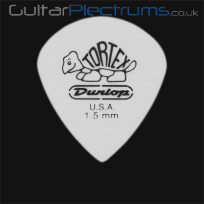 Dunlop Tortex Jazz III White 1.50mm Guitar Plectrums - Click Image to Close