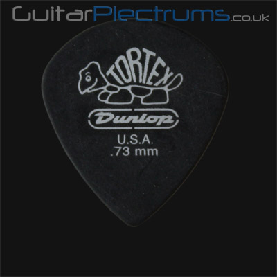 Dunlop Tortex Pitch Black Jazz 0.73mm Guitar Plectrums - Click Image to Close