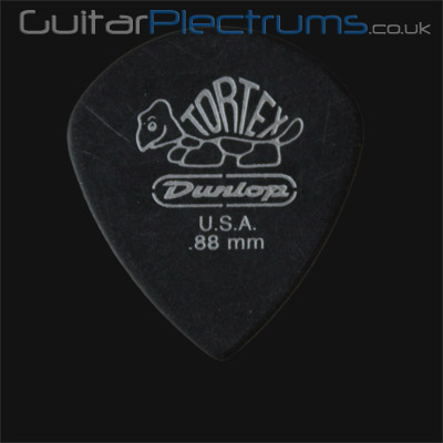 Dunlop Tortex Pitch Black Jazz 0.88mm Guitar Plectrums - Click Image to Close