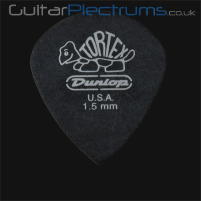 Dunlop Tortex Pitch Black Jazz 1.50mm Guitar Plectrums - Click Image to Close