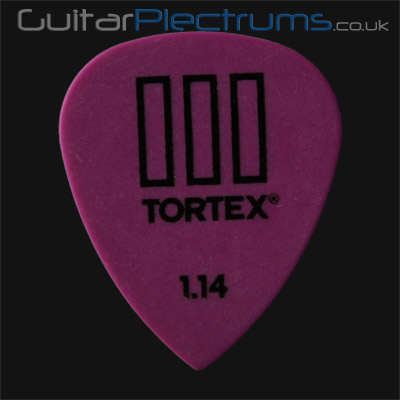 Dunlop Tortex TIII 1.14mm Purple Guitar Plectrums - Click Image to Close