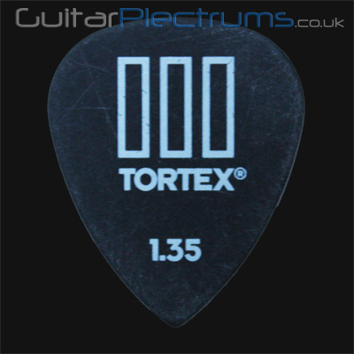 Dunlop Tortex TIII 1.35mm Black Guitar Plectrums - Click Image to Close