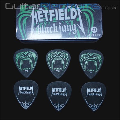 Dunlop Hetfield Black Fang 0.73mm Guitar Plectrums - Click Image to Close