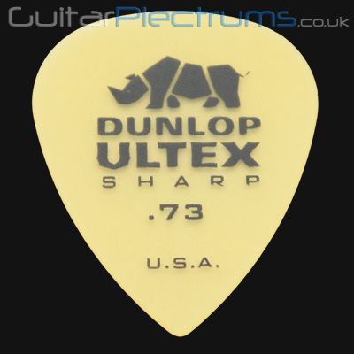 Dunlop Ultex Sharp 0.73mm Guitar Plectrums - Click Image to Close