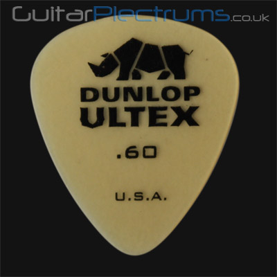 Dunlop Ultex Standard 0.60mm Guitar Plectrums - Click Image to Close