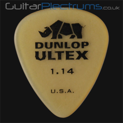 Dunlop Ultex Standard 1.14mm Guitar Plectrums - Click Image to Close