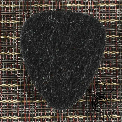 Felt Tones Black Wool Guitar Plectrums - Click Image to Close