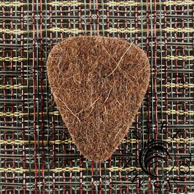Felt Tones Mini Brown Wool Guitar Plectrums - Click Image to Close