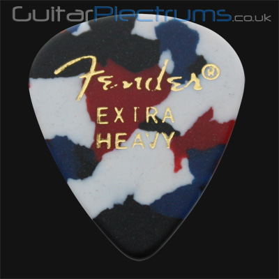 Fender Celluloid 351 Confetti Extra Heavy Guitar Plectrums - Click Image to Close