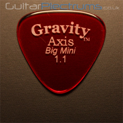 Gravity Picks Axis Big Mini 1.1mm Red - Click Image to Close