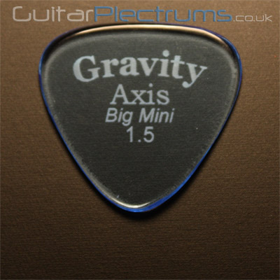 Gravity Picks Axis Big Mini 1.5mm Blue - Click Image to Close