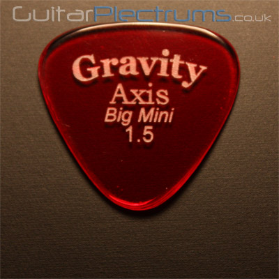 Gravity Picks Axis Big Mini 1.5mm Red - Click Image to Close