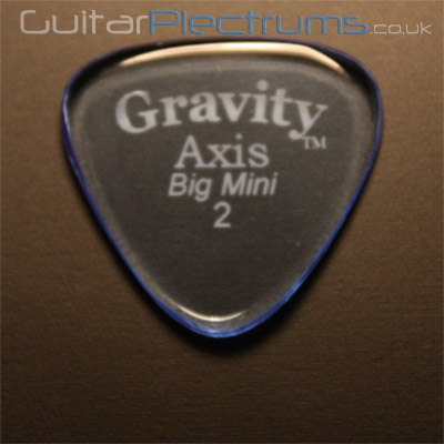 Gravity Picks Axis Big Mini 2mm Blue - Click Image to Close