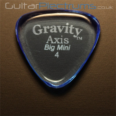 Gravity Picks Axis Big Mini 4mm Blue - Click Image to Close