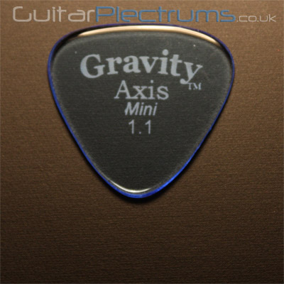 Gravity Picks Axis Mini 1.1mm Blue - Click Image to Close